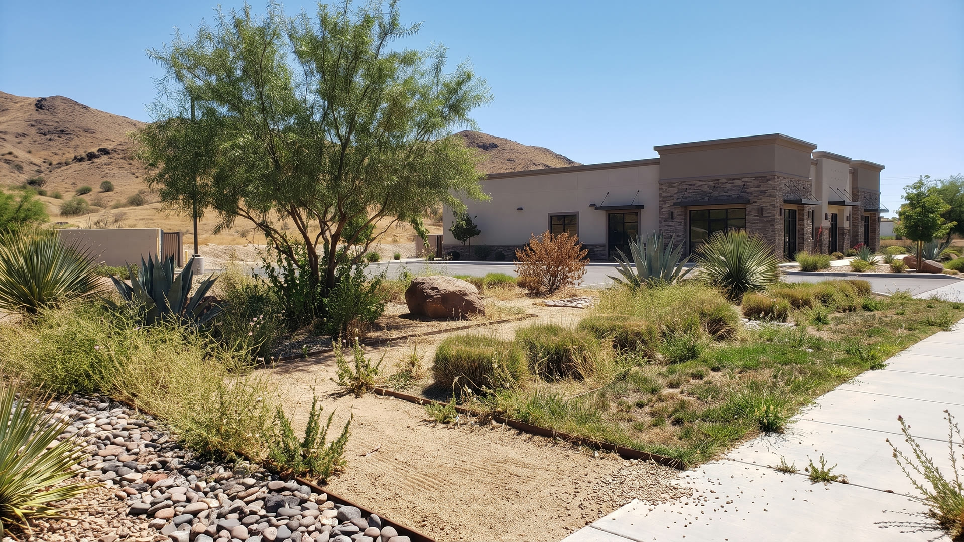 Property before ManageMowed service